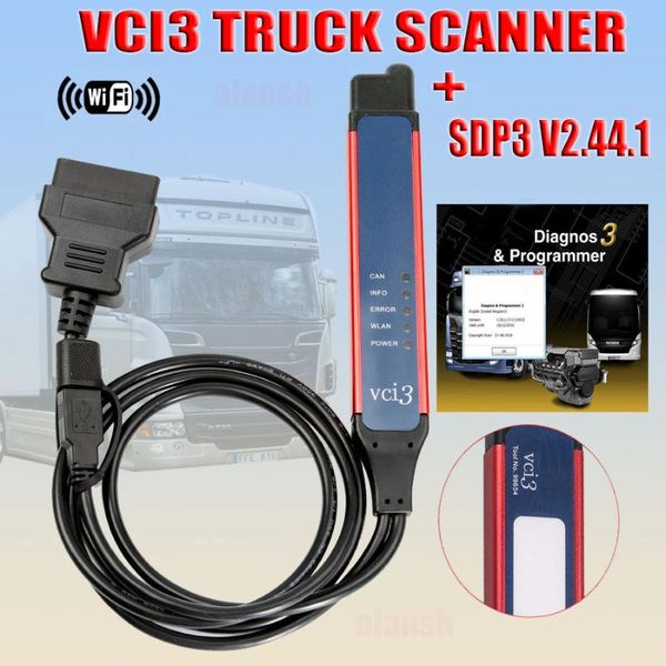 

2020 v2.44.1 scn sdp3 vci3 scanner wifi sdp 3 vci-3 truck bus diagnos & programming tool wireless diagnostic