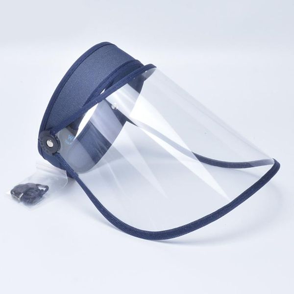 

adjustable uv protection sun hat female anti-droplet saliva empty hat, Blue;gray