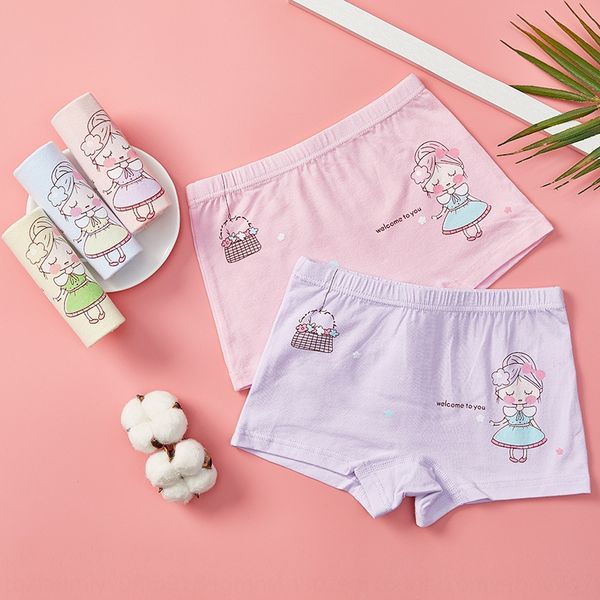 

children's underwear girl's cotton little underwear boxer pants girl's cotton cute breathable baby's boxer pants, Camo