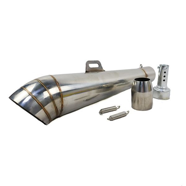 

51mm stainless steel motorcycle exhaust pipe for gy6125 for yamaha ghost 100