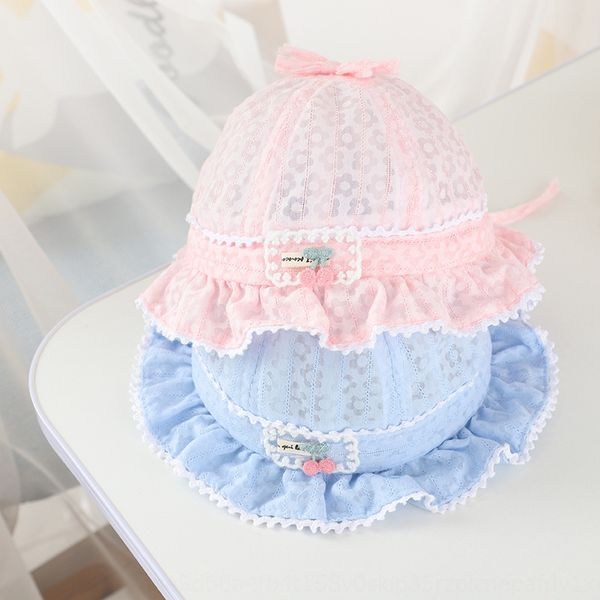 

baigu fisherman cap baby cap princess baby hat sunshade breathable skirt cherry adjustable fisherman hat for children, Yellow