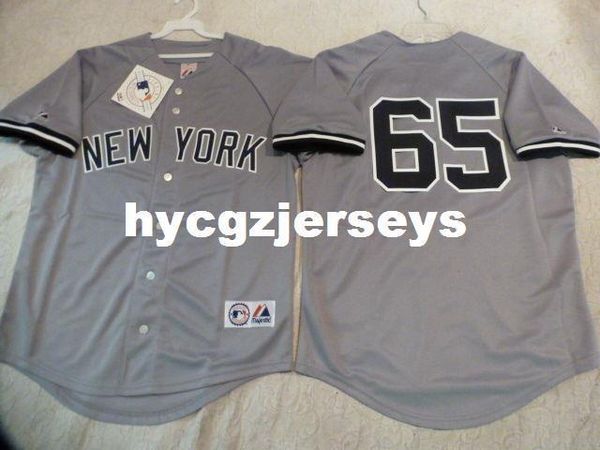 

baseball ny phil hughes #65 sewn shirt jersey gray new mens stitched jerseys big and tall size xs-6xl for sale