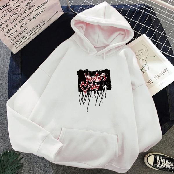 

punk толстовка женщина письмо печати harajuku фуфайка gothic dark streetwear winter kpop женская куртка вскользь толстовка девушка, Black
