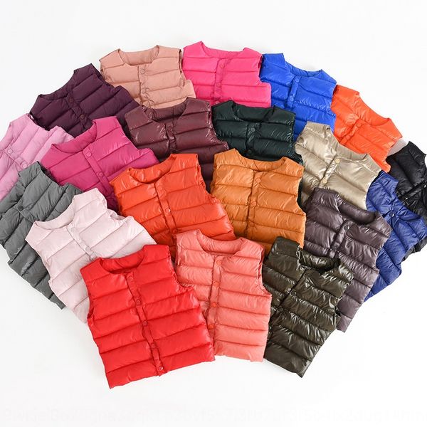 

children's infant warm down cotton baby solid color waistcoat for children warm vest vest vest, Camo