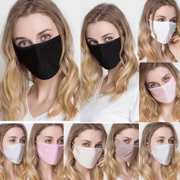 

women silk reusable mask filter pm2.5 air filtration mask