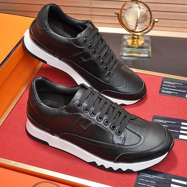 

lightweight mens shoes new arrival footwears trail sneaker fashion sports lace -up luxury men shoes scarpe sportive da uomo, Black