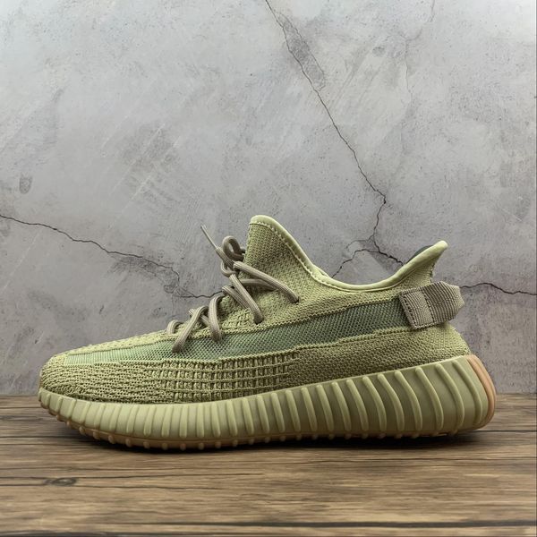

v2 sulfur sneakers kanye sneaker west running shoes trainer youth kids men women trainers real boots fy5346, Black