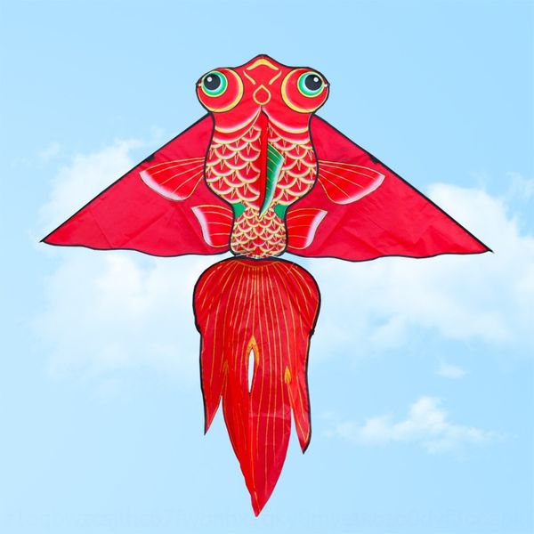 

вэйфан повезло новый вэйфан повезло золотая рыбка позолоченной карп ветер кайт длинный хвост красный мультфильм детский золотая рыбка змей