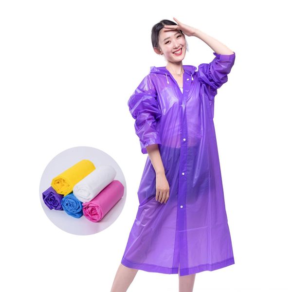 

2j70h aunt zhang travel outdoor fashion non-disposable raincoat thickened eva poncho aunt cloak cloak zhang travel outdoor fashion adu, Black