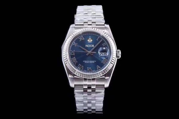 

ar log montre de luxe 41mm 904l watchband seagull 2824 mechanical movement blues mens watch waterproof and sweat proof, Slivery;brown