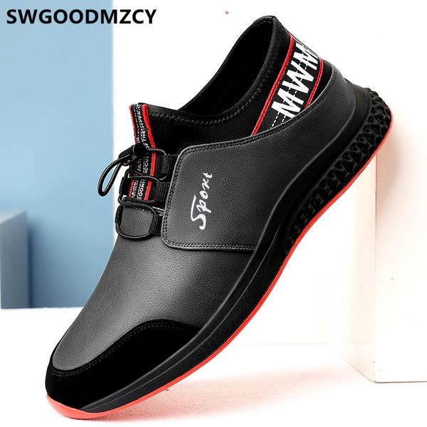 

elevator shoes for men designer shoes sports for male fashion sapatos masculinos casuais couro chaussures homme luxe, Black