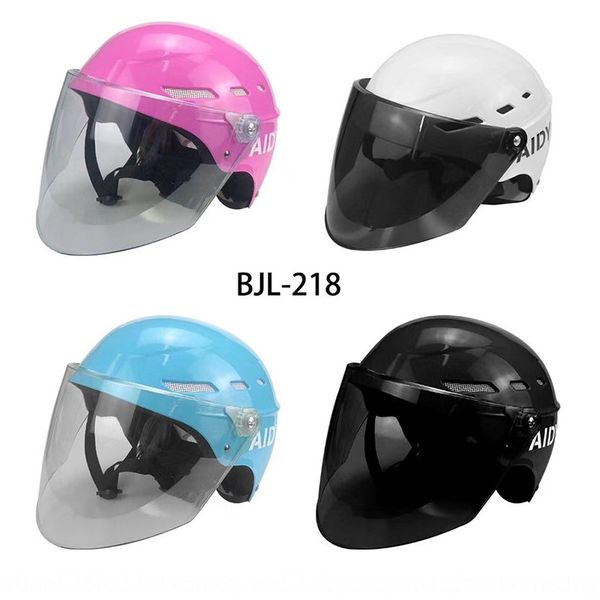 

riding electric car motorcycle motorcycle four seasons half helmet helmet summer