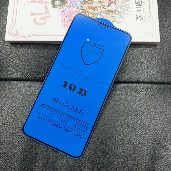 

10D HD Tempered Glass for IPhone 11Pro Max/11Pro/11/XS Max X/XS Shockproof Screen Protective High Quality 9H Glass Film