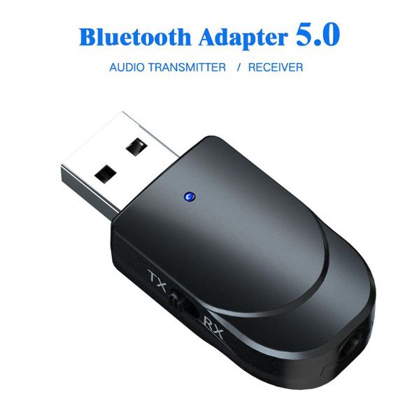 

3 in 1 bluetooth 5.0 car kit receiver transmitter stereo bluetooth aux usb 3.5mm jack audio for car wireless adapter