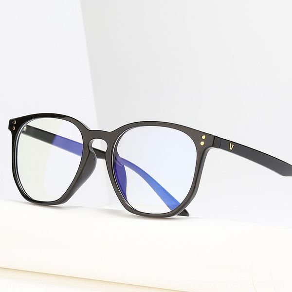

korean new glasses goggles tr90 material goggles anti-radiation anti-blue glasses can be matched with myopia plain decorative frame, Silver