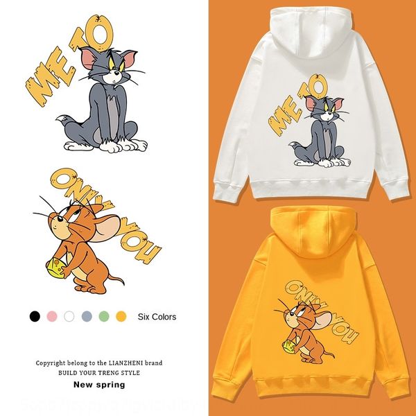 

cat andsweater girls' hooded wear 2020 children's sweater children's clothing new fashion boys' sports parent-child wear, Black