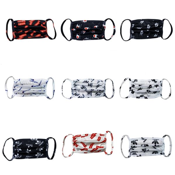 

mouth face mask black ice silk cotton breathable dustproof reusable masks for with retail packaging#998, Blue;pink