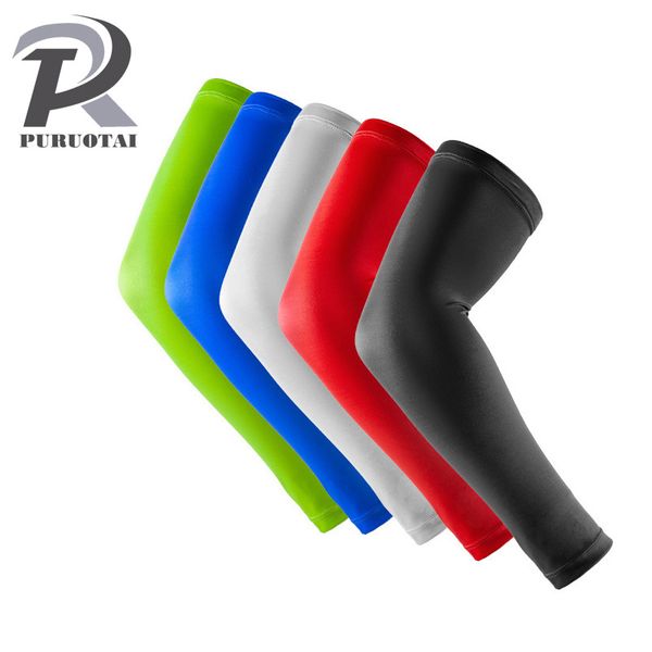 

outdoor riding sleevelet elbow pad sleeves long basketball protective clothing supplies thin exercise armguards, Black;gray