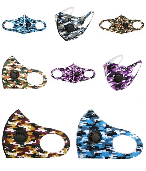 

маски моющийся многоразовый рот лица камуфляж стиль маска анти холодная маска гуманизированные дизайнер печатные маски luxury face # 151 # 1, Black