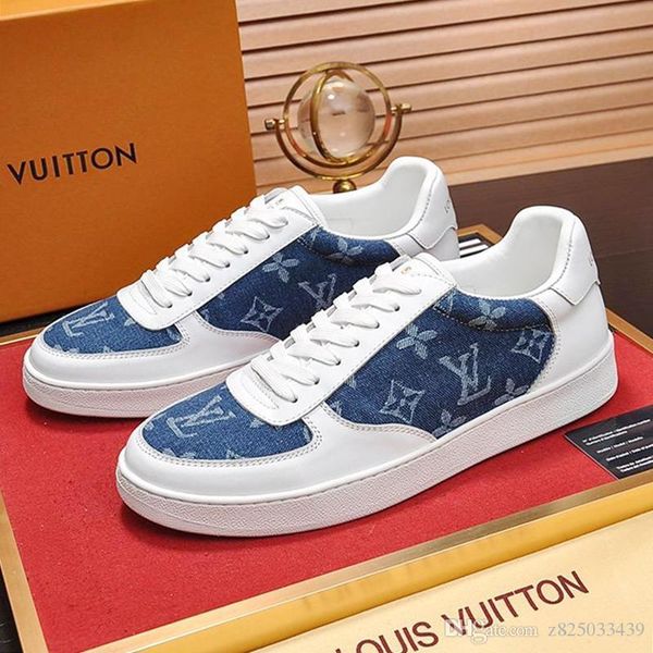

men shoes fashion sneakers with origin box rivoli sneaker luxury chaussures pour hommes sports flats men shoes fashion l469 vintage design