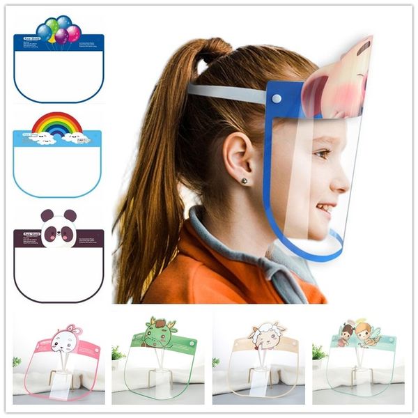 

pet kids cartoon face shield safety children protective mask cover anti-fog transparent facial mask for boys girls designer masks visor