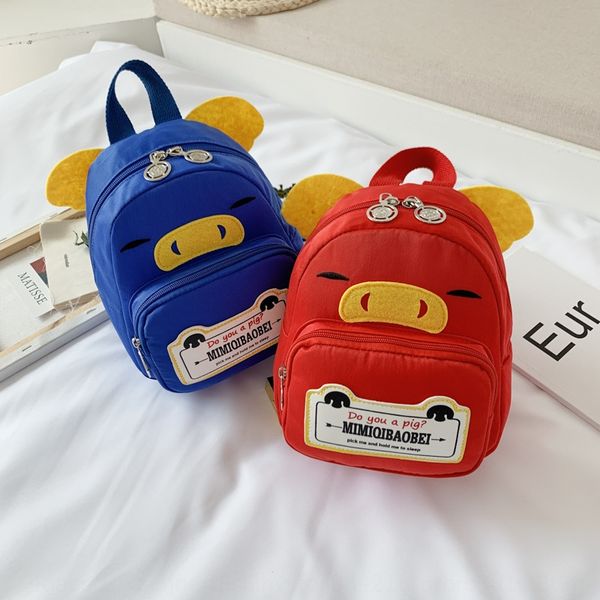 

cute cartoon children's ins super boys and girls kindergarten small small bag backpack bag fashion piglet school backpack fashion