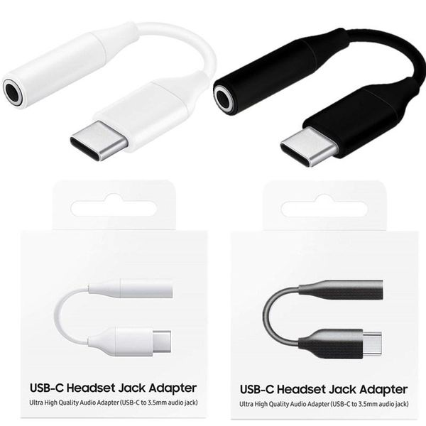 

usb-c 3.1 type c to 3.5mm audio jack adapter cable line for samsung galaxy note 10 plus a80 a90 a60 usb c male to aux female cables