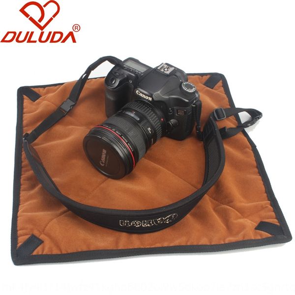 

slr folding lens protective camera folding cloth pgraphy camera protective cloth oem, Blue