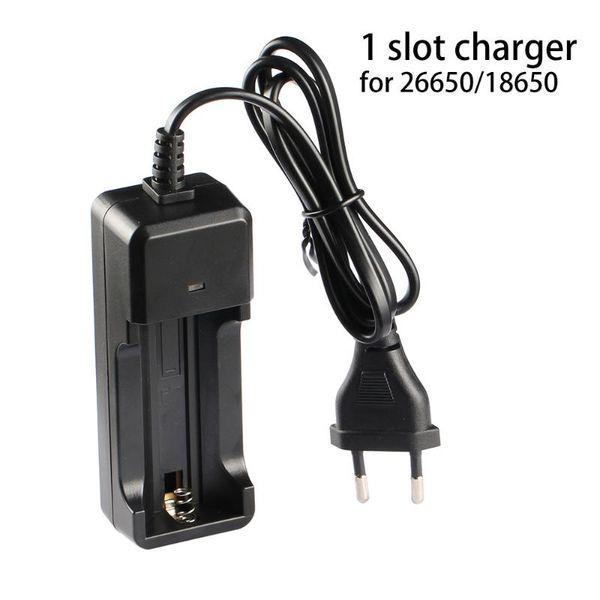 

flashlights torches 1*18650/26650 lithium li-ion battery charger (eu)