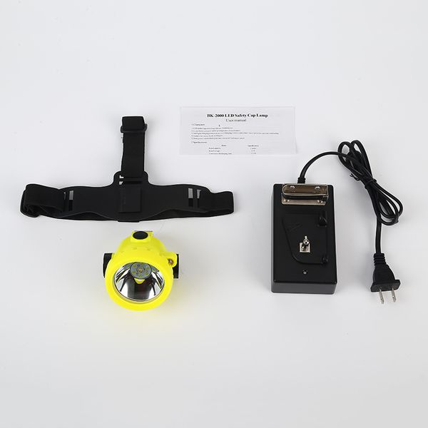 

headlamps bk2000 3500lx3w lithiumion battery headlamp led miner mining cap lamp with charger for fishing hunting mine fire protection etc
