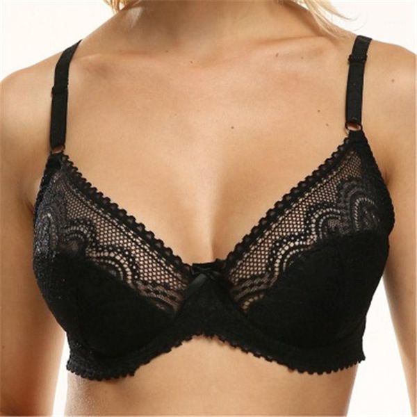 

ring bra adjustable shoulder straps bra designer double breasted lace bra underwear ultra thin smooth fabric steel, Red;black