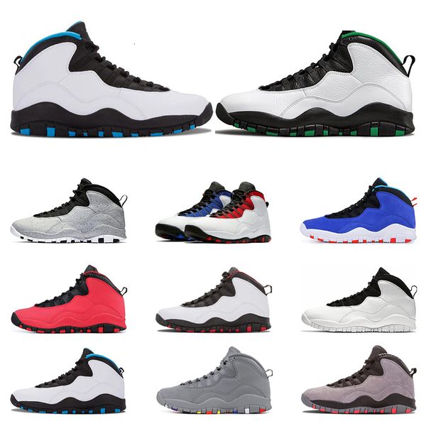 

new arrivel athletic shoes 10 mens basketball shoes 10s seattle cement tinker steel grey powder blue i'm back sports sneakers trainer
