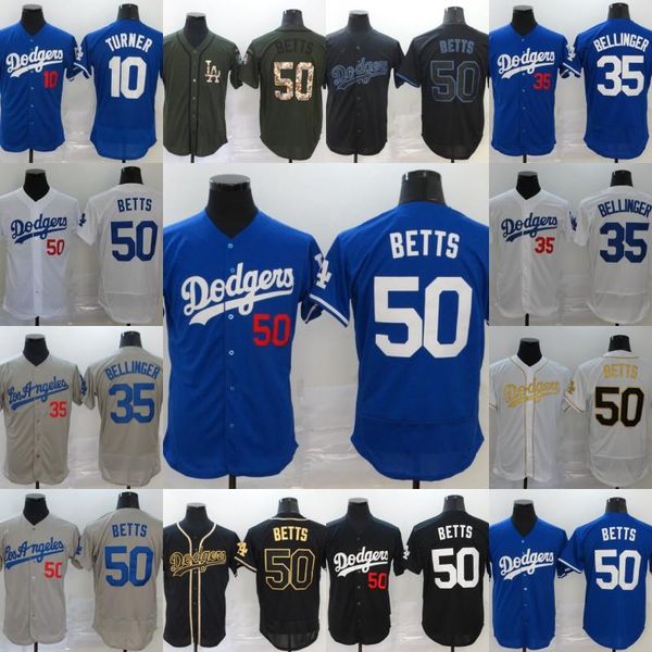 

los angeles la all-star game mens 35 cody bellinger 50 mookie betts baseball jersey stiched name ans number in stock, Blue;black