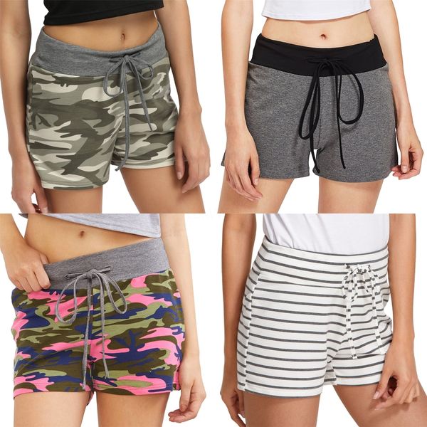 

beach pants designer printed womens pants fashion summer loose short pants casual womens #199#3521, White;black