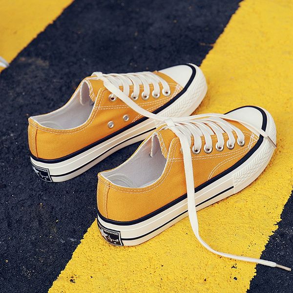 

harajuku board shoes fashion summer retro skate shoes 1970s low cut japanese ulzzang plimsolls women vintage teens casual canvas shoes cs10, Black