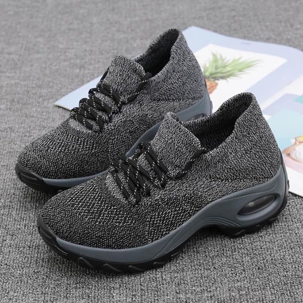 

new 2020 women shoes platform sneakers thick bottom platform shoes buffer cushion women rocking zapatilla mujer