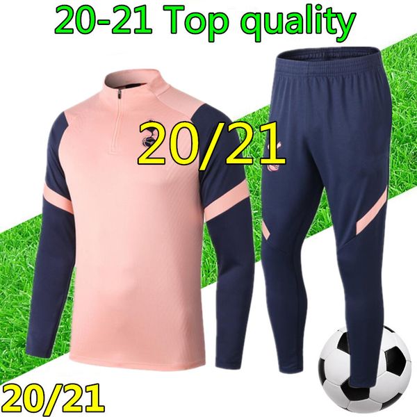 

20 21 kane son soccer tracksuit football training men 2020 2021 bergwijn ndombele lucas football tracksuit survetement chandal jogging, Black