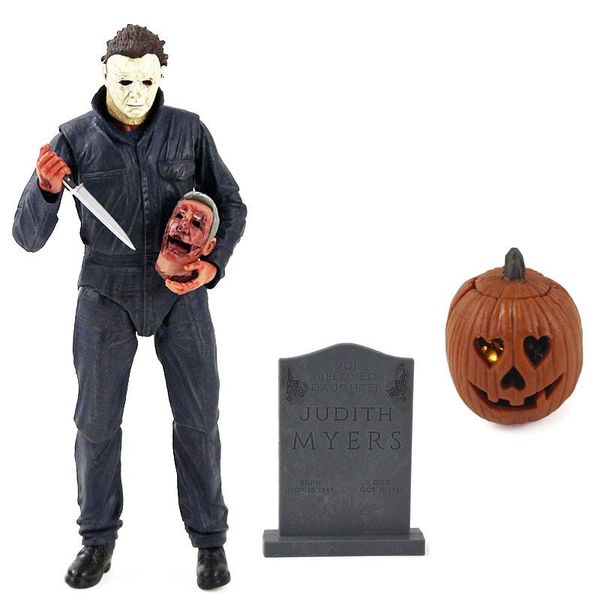 

4 см - 19 см neca фильм хэллоуин окончательный майкл майерс с led light пвх действий рис коллекционные модели
