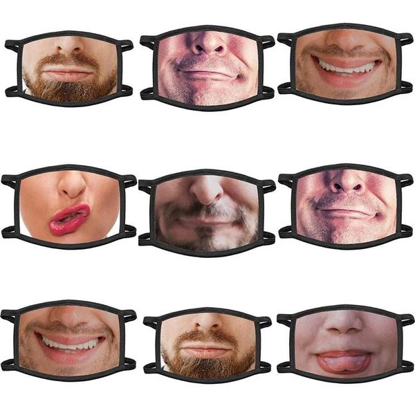 

funny half face masks mascarillas de tela 3d printed masks costumes for halloween cosplay funny half discount uiepc jjxh