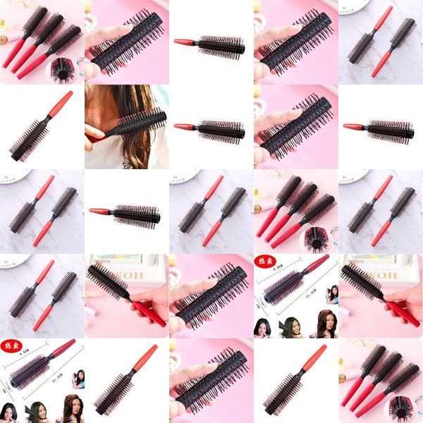 

20cm round handle wide tooth comb wood ebony hair massage comb big tooth curly hair g0425 brushes brushes for hair sweet07 tvdqs, Silver