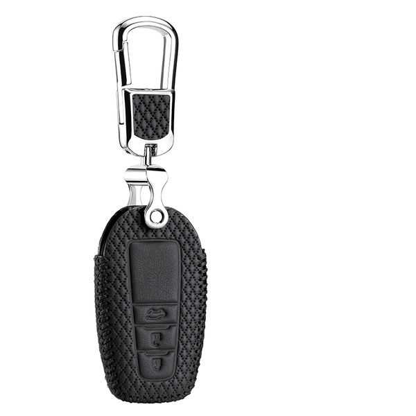 

leather key cover for toyota camry 2018 2019 hybrid xle 2019 avalon car key case holder 3 button
