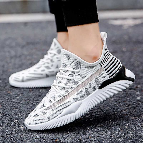 

2020 arrival popular style men running shoes outdoor walking comfortable sneakers lace up cow leather athletic shoes for men new
