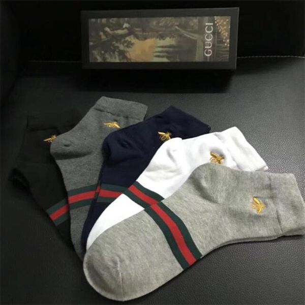 

mens fashion socks casual breathable skateboard hip hop socks for male men luxury designer brand 1g gg 1g, Black