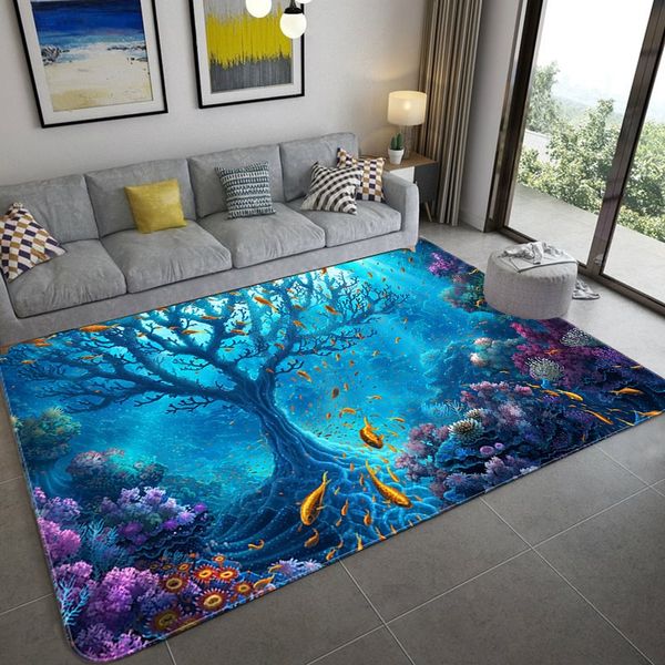 

new geometric pattern living room european animal non-slip mat carpet tea table carpet bathroom non-slip mat