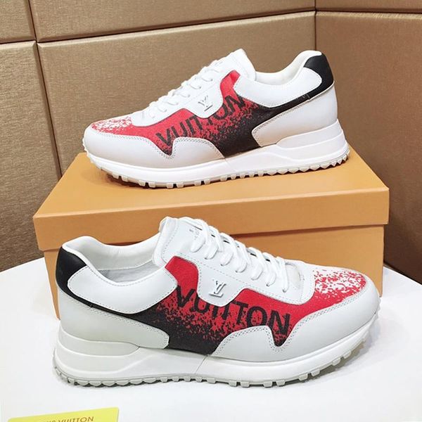 

luxury mens shoes fashion sneakers with origin box lace -up fitness zapatos de hombre running trainers chaussures pour hommes men shoes sale, Black