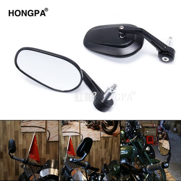 

universal bar end rear mirrors motorcycle accessories motorbike scooters rearview side view mirror moto for cafe racer