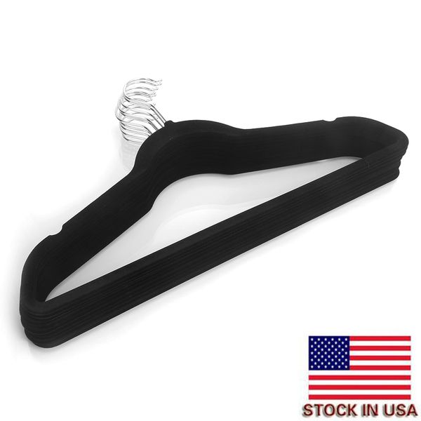 

черная футболка брюки куртка юбка сушку вешалка вешалка для одежды с платье nothches 10шт 45 * 0,5 * 24.5 пластиковые флокирование вешалок с