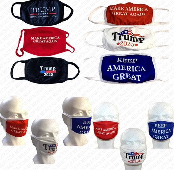 

trump designer face masks washable mask cotton double layers protective mouth cover make america great again letters adults mask d72805, Blue