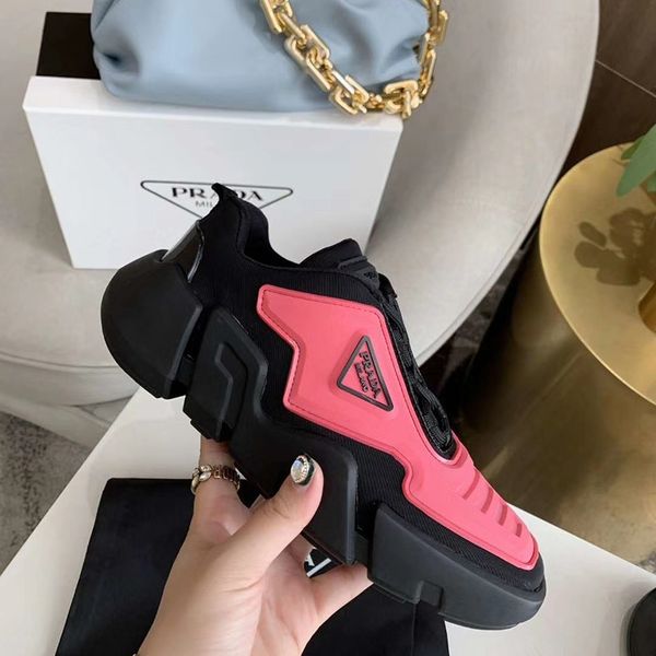 

2020 d6 fashion leather sneakers designer women shoes men sneaker high-quality luxury casual shoes lace-up shoes, Black