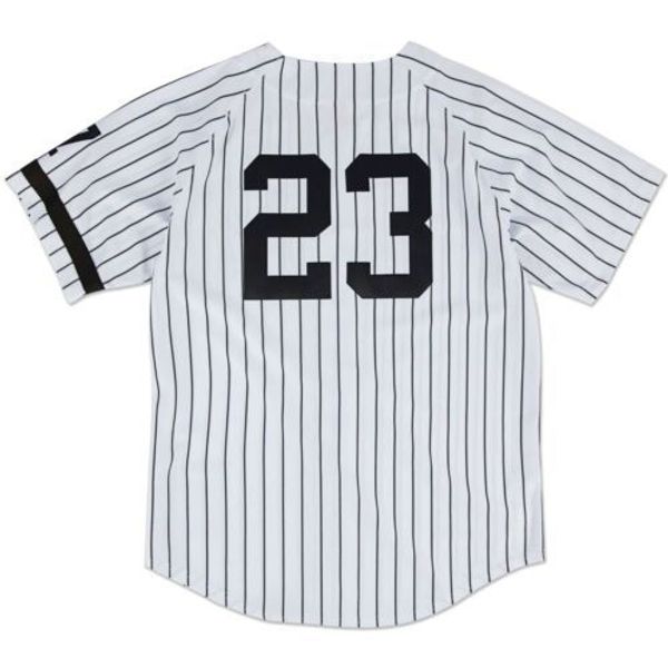 

don mattingly mitchell & ness 1995 white mens stitched xs-6xl baseball jerseys, Gray
